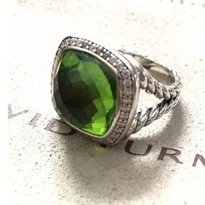 David Yurman Albion peridot 7.5 14mm